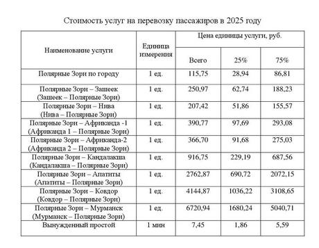 Тарифы на социальное такси